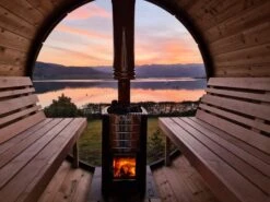 Outdoor Terrace 160 - 2 To 4 Person Barrel Sauna -Hot Tubs Sale 177257536 310841627275402 2074389841223925067 n