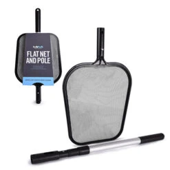 Tubhub Flat Hot Tub Net With Telescopic Pole