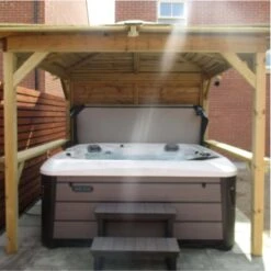 Outdoor Santorini - 5 Person Hot Tub With Gazebo Package -Hot Tubs Sale 3 1