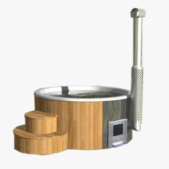 Outdoor Elite - 4 To 6 Person Wood Fired Hot Tub 27 Outdoor Elite - 4 To 6 Person Wood Fired Hot Tub -Hot Tubs Sale 42