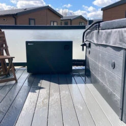 Aquark® Mr Silence 9kW Air Source Heat Pump For Hot Tub/Swim Spa/Pool -Hot Tubs Sale ASHPMrSilence9kw WillowPastures 5 Square