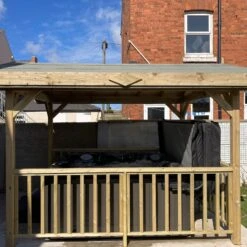 Apex Wooden Hot Tub Gazebo With Roof -Hot Tubs Sale ApexGazebo 3