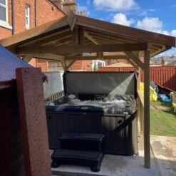 Apex Wooden Hot Tub Gazebo With Roof -Hot Tubs Sale ApexGazebo 6