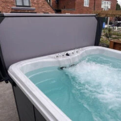 Platinum Spas Ares 1200 - 14ft Swim Spa -Hot Tubs Sale AresSwimspawith7kwMrSilenceASHP installBeverley5Square