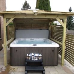 Brentano Wooden Hot Tub Gazebo With Tinted Dome Roof -Hot Tubs Sale Brentano J235 5ee26ae2 b644 432f 8663 7931d42474b8