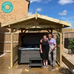 Apex Wooden Hot Tub Gazebo With Roof -Hot Tubs Sale DoolerStamped1 2 aafef8cf fb2b 4831 bdaf 602f09e11a53
