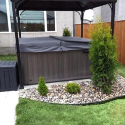 Jacuzzi® J245™ / J245IP™ - 7 Person Hot Tub -Hot Tubs Sale J 245 with cover install 800x450 de0792c0 932d 4821 afcc 40ae882def3e