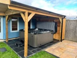 Jacuzzi® J235™ / J235IP™ - 6 Person Hot Tub With 1 Lounger -Hot Tubs Sale J235MidnightDriftwood Will2