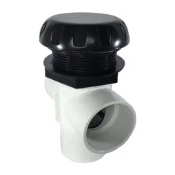 Arctic Spas® Black Round Cap Diverter Valve Complete - JET-109400