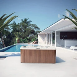 Jacuzzi® J235™ / J235IP™ - 6 Person Hot Tub With 1 Lounger -Hot Tubs Sale JHT J235 Lifestyle NoVentssquare