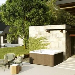 Jacuzzi® J235™ / J235IP™ - 6 Person Hot Tub With 1 Lounger -Hot Tubs Sale JHT J235 Lifestyle Silverwoodsquare