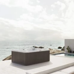 Jacuzzi® J245™ / J245IP™ - 7 Person Hot Tub -Hot Tubs Sale JHT J245 Lifestyle Silverwood Cropped squae