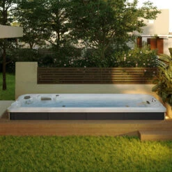 Jacuzzi® PowerActive™ J-19™ - 19ft Swim Spa 28 Jacuzzi® PowerActive™ J-19™ - 19ft Swim Spa -Hot Tubs Sale JSS J19 SmokedEbony Lifestyle V3 3000x2143 72120de5 e3b6 443c 89e8 135869b7a087 0005a4a4 caa8 4492 a762 8da859aabee4