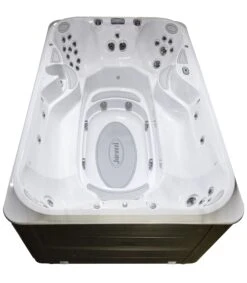 Jacuzzi® PowerPlay™ J-13™ - 13ft Swim Spa -Hot Tubs Sale JSS PowerPlay J13 Platinum SmokedEbony EndOH WhiteBackground 3000x3437 a0ba3704 ab55 4164 b37c e859123ddbd8
