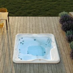 Jacuzzi® Lodge™ L - 5-6 Person Hot Tub With 1 Lounger -Hot Tubs Sale Jacuzzi Lodge Lodge L square 1