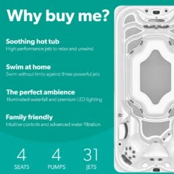 Hot Tubs Sale -Hot Tubs Sale Jacuzzi PowerPro J 16 Swim Spawmb