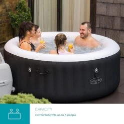 Lay-z Spa Lay-Z-Spa® AirJet Miami - 4 Person Inflatable Hot Tub -Hot Tubs Sale LayZSpaMiami