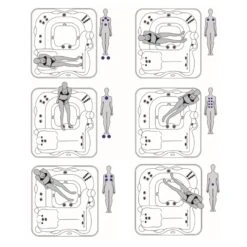 Jacuzzi® Lodge™ L - 5-6 Person Hot Tub With 1 Lounger -Hot Tubs Sale Lodge L seating