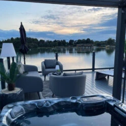 Bespoke Velarium Metal Hot Tub Gazebo With Waterproof Retracting Canopy Roof -Hot Tubs Sale OutdoorHaze VelariumGazebo2Square 111af573 73cb 4905 9e86 ab1fca1df3e1