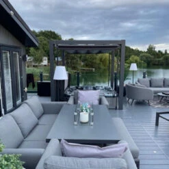 Bespoke Velarium Metal Hot Tub Gazebo With Waterproof Retracting Canopy Roof -Hot Tubs Sale OutdoorHaze VelariumGazebo5Square f7c79eda 405f 4a92 aff4 297d96696f90