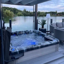 Outdoor Haze - 6 Person Hot Tub With 1 Lounger -Hot Tubs Sale OutdoorHaze VelariumGazebo7Square