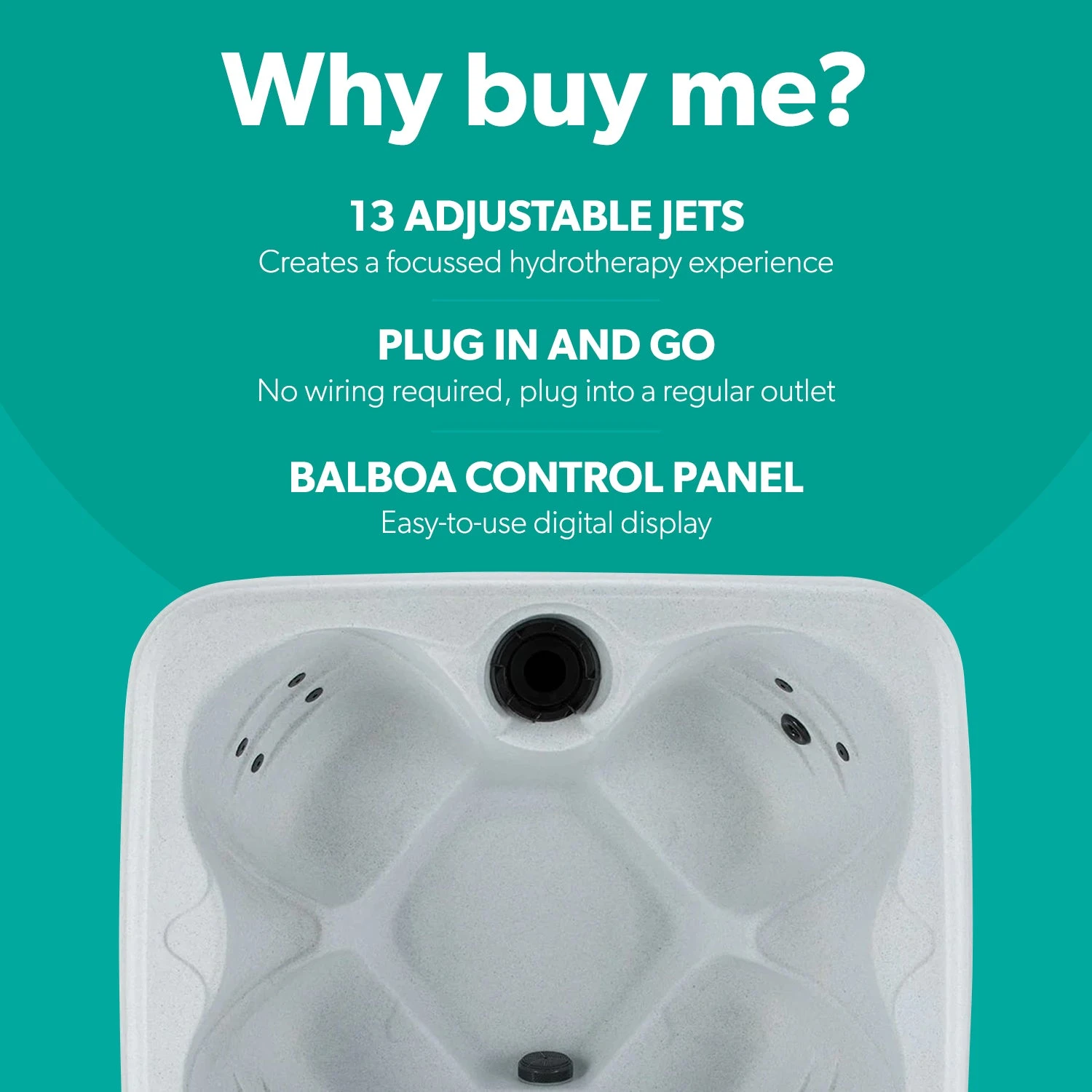 Outdoor Malibu - 4 Person Hot Tub 4 Outdoor Malibu - 4 Person Hot Tub - Image 2