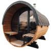 Outdoor Terrace 160 - 2 To 4 Person Barrel Sauna -Hot Tubs Sale Saunanewcutout