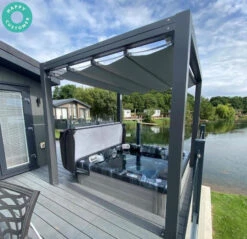 Outdoor Haze - 6 Person Hot Tub With 1 Lounger -Hot Tubs Sale VelariumGazebowithOutdoorHazeHC 6624be00 3114 4a6a a02d 3e26c7d008a9