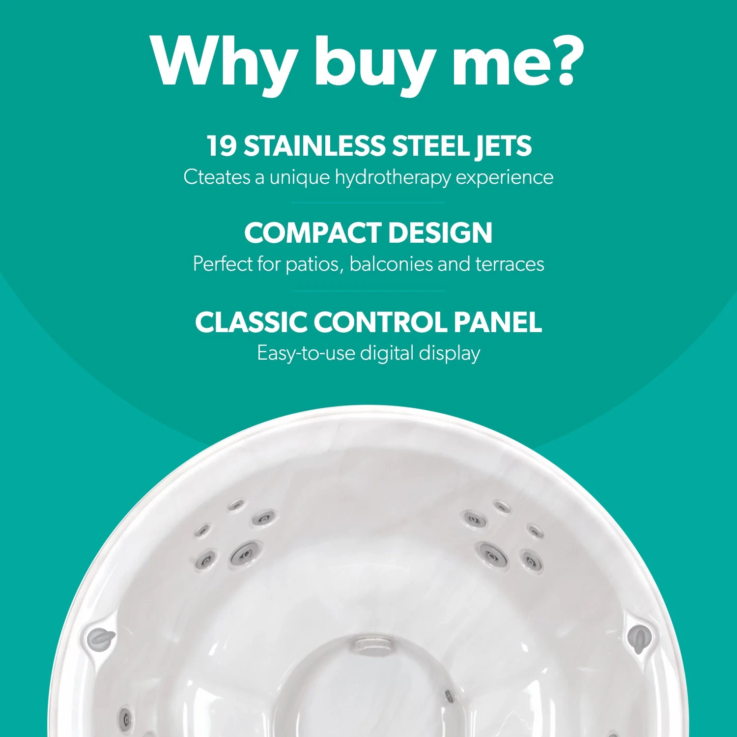 Jacuzzi® J210™ - 4 Person Hot Tub 4 Jacuzzi® J210™ - 4 Person Hot Tub - Image 2