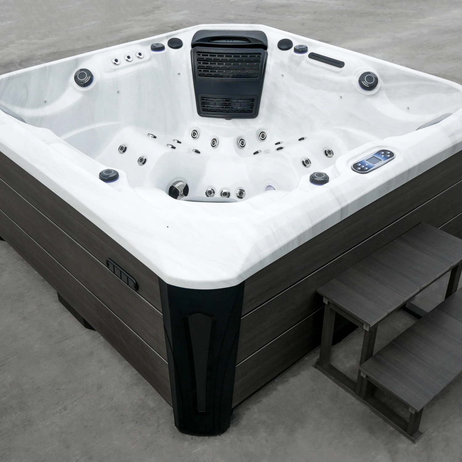 Outdoor Companion - 5 Person Hot Tub With 2 Loungers 5 Outdoor Companion - 5 Person Hot Tub With 2 Loungers - Image 3